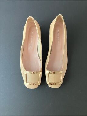 Fabio Rusconi Cream Leather Flats